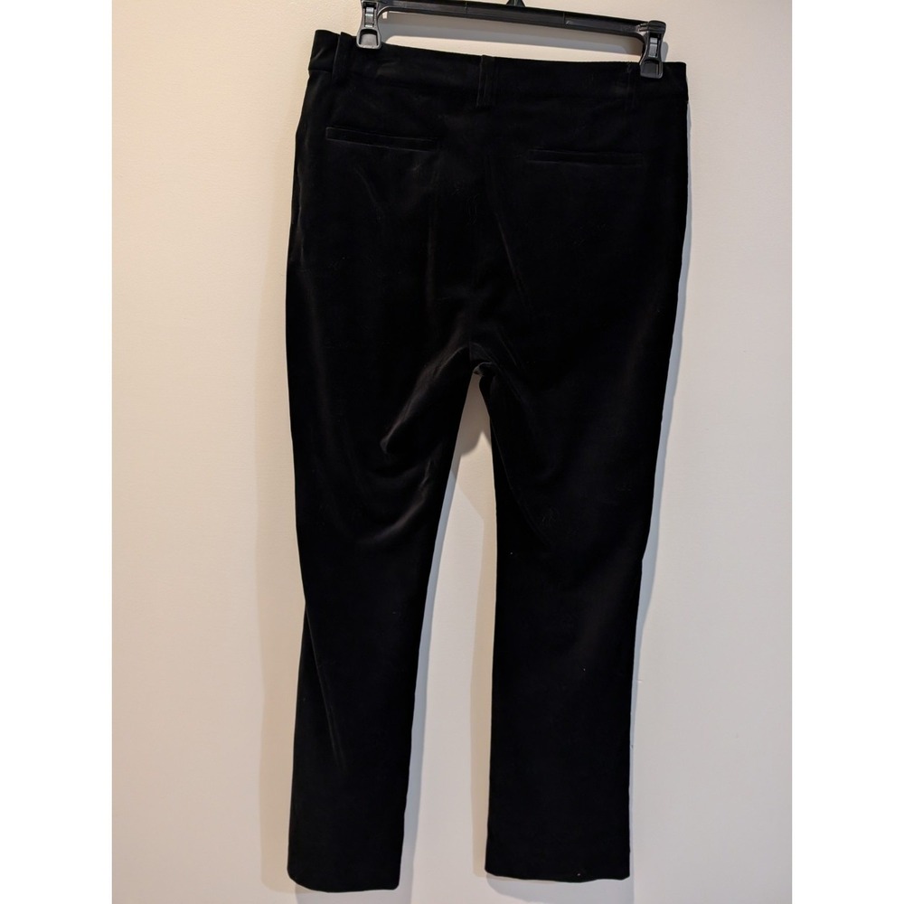 Lauren Ralph Lauren Black‎ Label High Rise Stretch Velvet  Trouser SIZE 4 Black - Picture 6 of 16